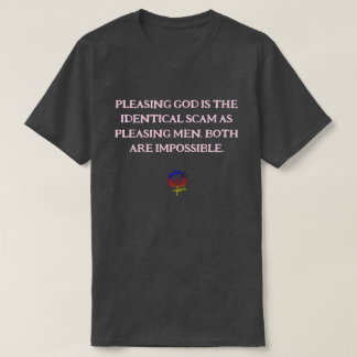 T-shirt PLAISIR DIEU ET HOMMES SCAM Unisex