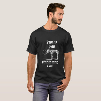 T-shirt Plaisir Préhistorique - Squelette Mammoth
