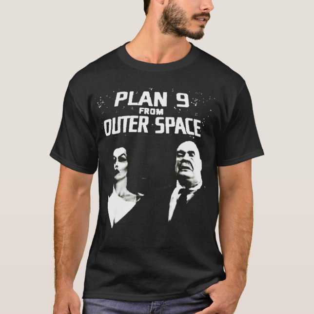 T-shirt Plan 9 d'espace extra-atmosphérique (Devant)