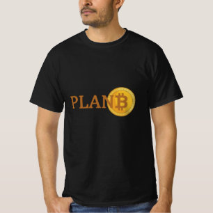 T-shirt Plan B Bitcoin Devise alternative