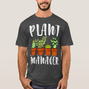 T-shirt Plan Cactus Flowers Succulent Gardener