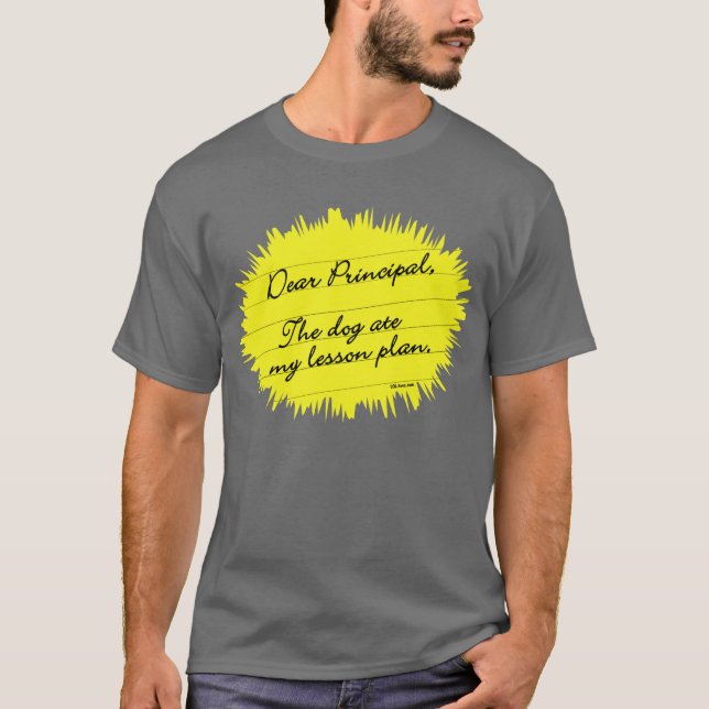 T-shirt Plan de cours (Devant)