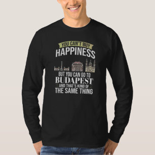 T-shirt Plan de la ville de Budapest Hongrie Voyage