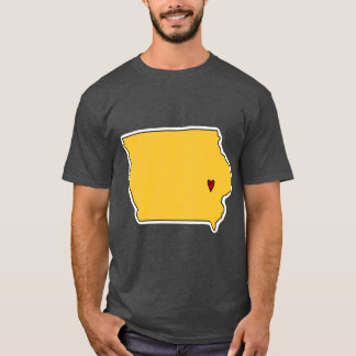 T-shirt Plan de l'État de Iowa City