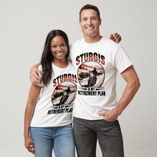 T-shirt Plan de retraite de motard de Sturgis