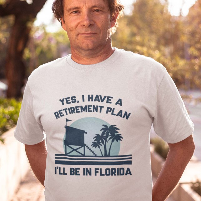 T-shirt Plan de retraite Floride (Créateur téléchargé)