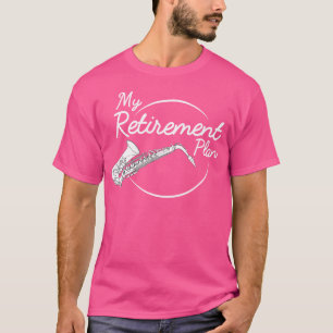 T-shirt Plan de retraite saxophone Saxophoniste Jazz