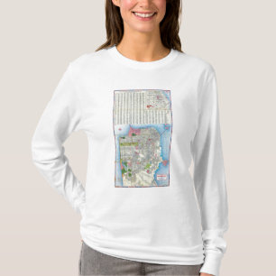 T-shirt Plan de ville de San Francisco