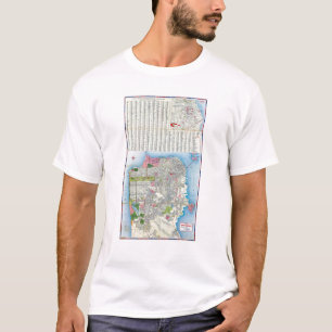 T-shirt Plan de ville de San Francisco