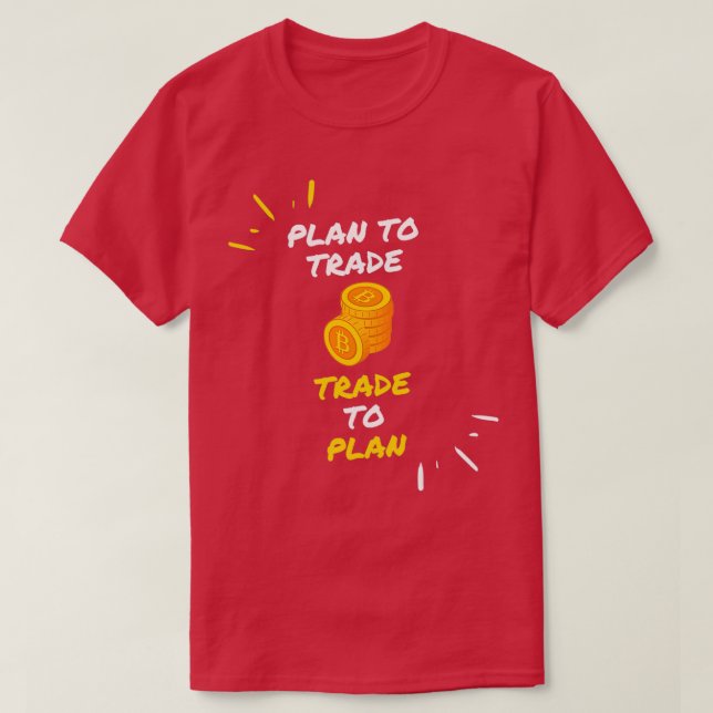 T-shirt Plan d'échanges commerciaux (Design devant)