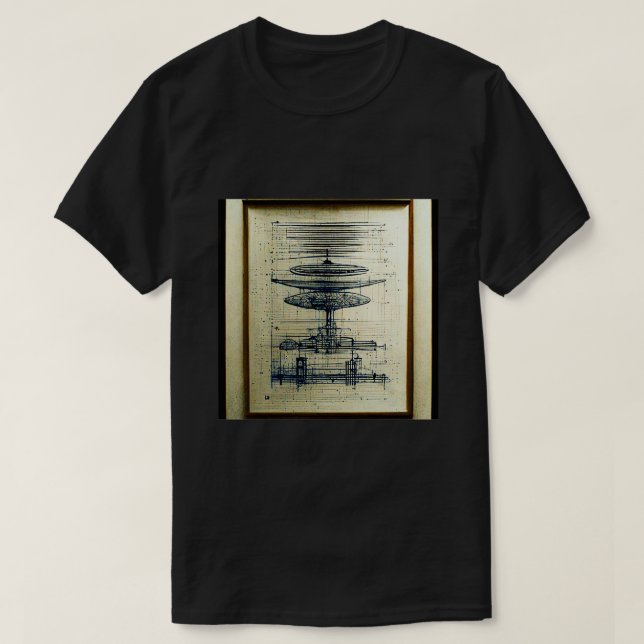 T-shirt Plan directeur de Time Machine (Design devant)