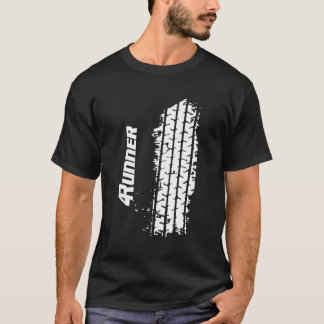 T-shirt Plan du tracteur 4 coureurs