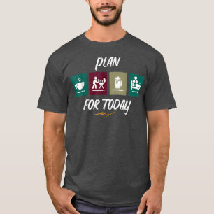 T-shirt Plan Pour La Journée Cuisine Viande Grill