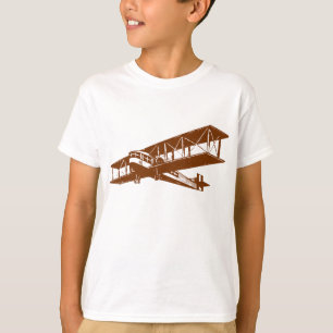 T-shirt Plan vintage - Noyer