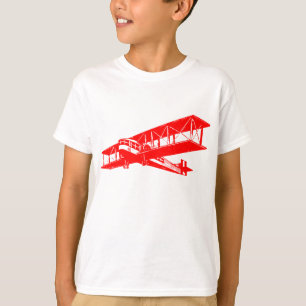 T-shirt Plan vintage - Rouge