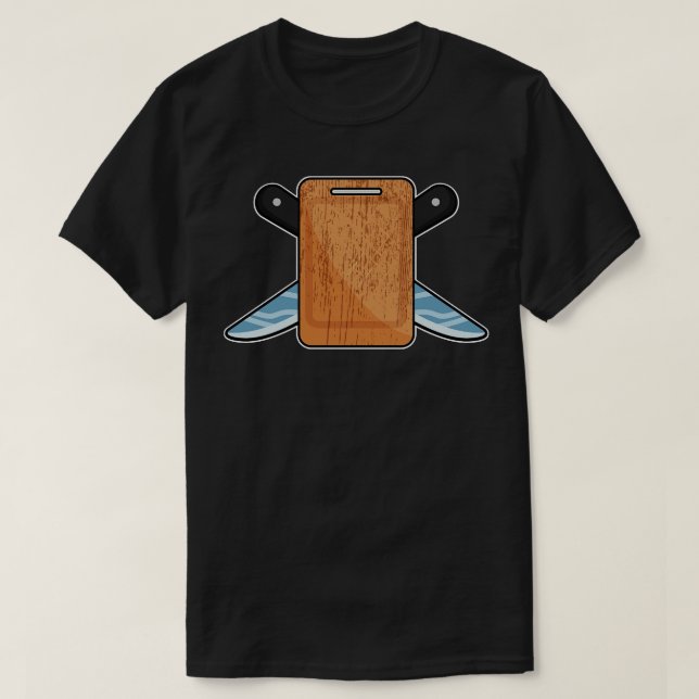 T-shirt Planche à coudre avec couteau (Design devant)