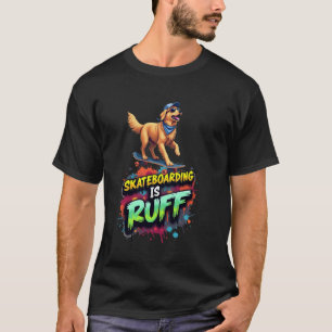 T-shirt Planche à roulettes drôle pour propriétaire de chi