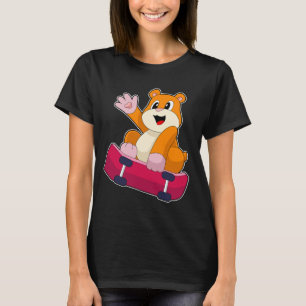 T-shirt Planche à roulettes Hamster Skater