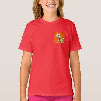 T-shirt Planche à roulettes squelette