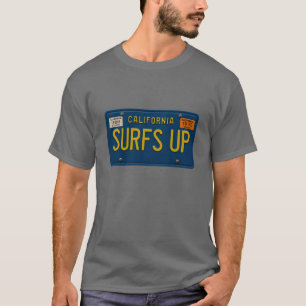 T-shirt Planche à voile 1969 Plaque d'immatriculation Rétr