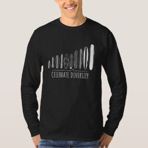T-shirt Planche À Voile Fête La Diversité Inclusion Lgbt P