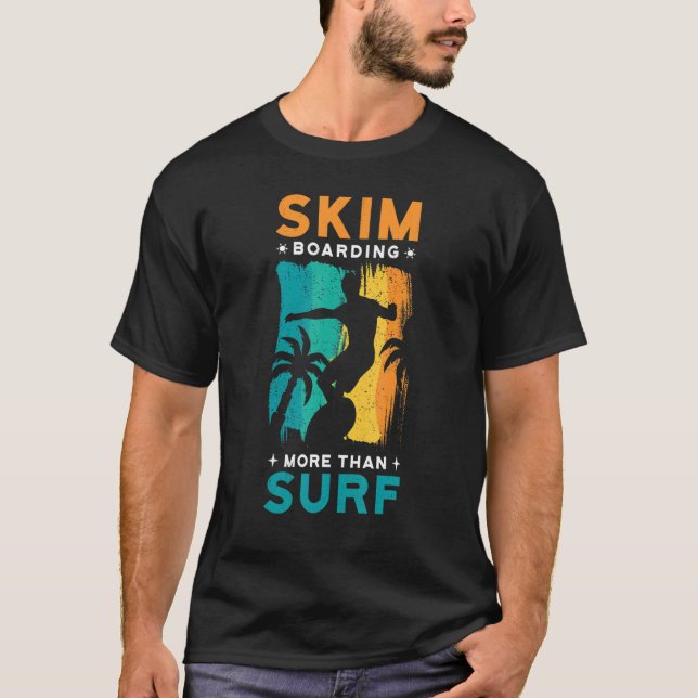 T-shirt planche à voile. plus que du surf. (Devant)