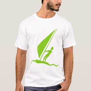 T-shirt Planche à voile - Vert Martien