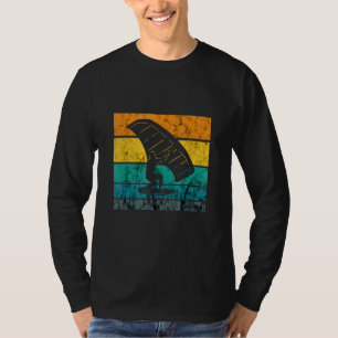 T-shirt Planche de surf hydroptère électrique rétro vintag