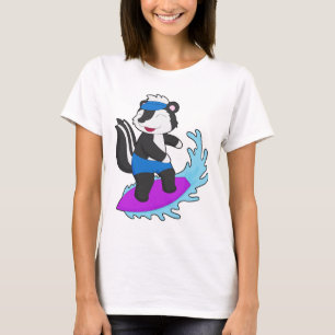 T-shirt Planche de surf Surfing Skunk Été