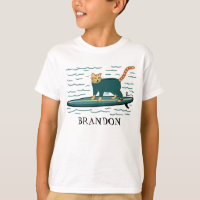 Planche de surf Tabby Cat Cute PERSONNALISER IT