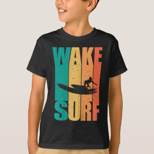 T-shirt Planche de surf vintage wake surfing surfeur