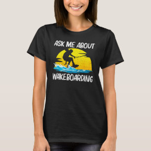 T-shirt Planche de wakeboard cool pour hommes femmes Planc