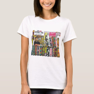 T-SHIRT PLANCHERS DE SKATEBOARDS SCRIBZ TEK / JMT USA