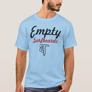 T-shirt Planches de surf vides T