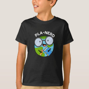 T-shirt Planerd Funny Planet Puns Dark BG
