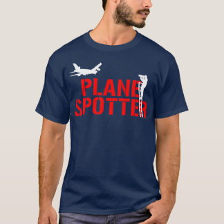 T-shirt Planespotter Plan Spotter & Spots Ventilateur Avio
