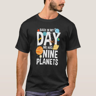 T-shirt Planet Pluto for a Hobby Astronom