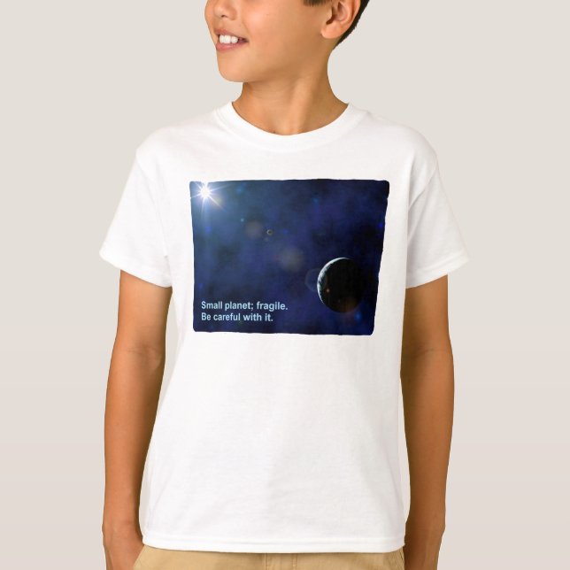T-shirt Planète fragile (Devant)