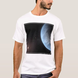 T-shirt Planète K2-18b, Étoile Hôte Et Planète Accompagnan