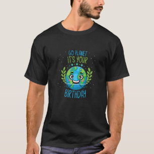 T-shirt Planète Terre Sauver Mère Nature Anniversaire