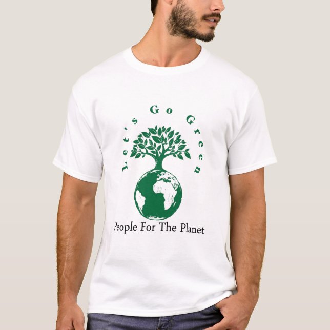 T-shirt planète verte (Devant)