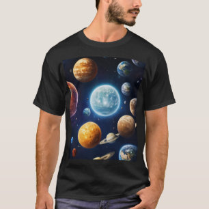 T-shirt Planètes