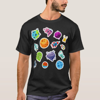 T-shirt Planètes Couleurs Enfants