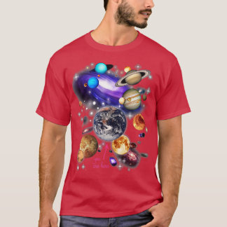 T-shirt Planètes du système solaire