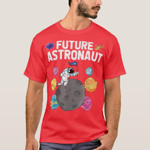 T-shirt Planètes Lune Atterrissant L'Avenir De La Science