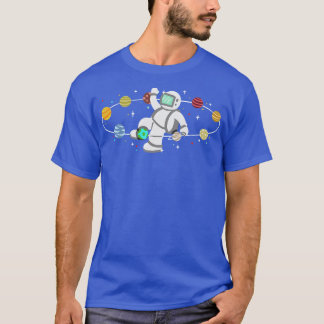 T-shirt Planètes spatiales astronautes