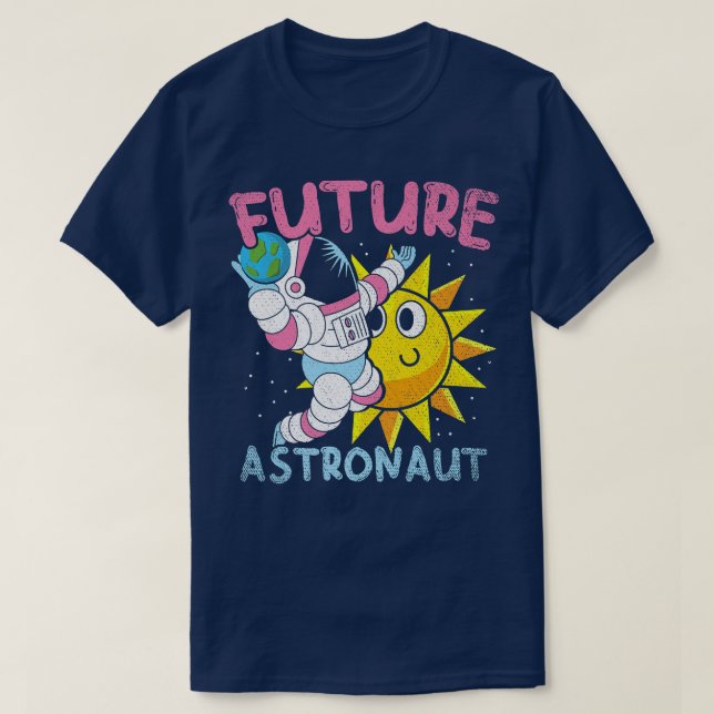 T-shirt Planètes spatiales universelles Enfants Science Av (Design devant)