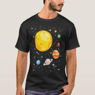 T-shirt Planètes Système Solaire Planétarium Astronomie As