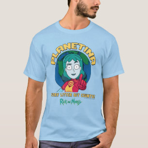 T-shirt Planetina - Chaque Bit De Litter Compte