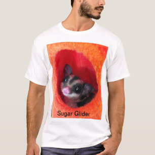 T-shirt Planeur à sucre en Orange Hanging Lit